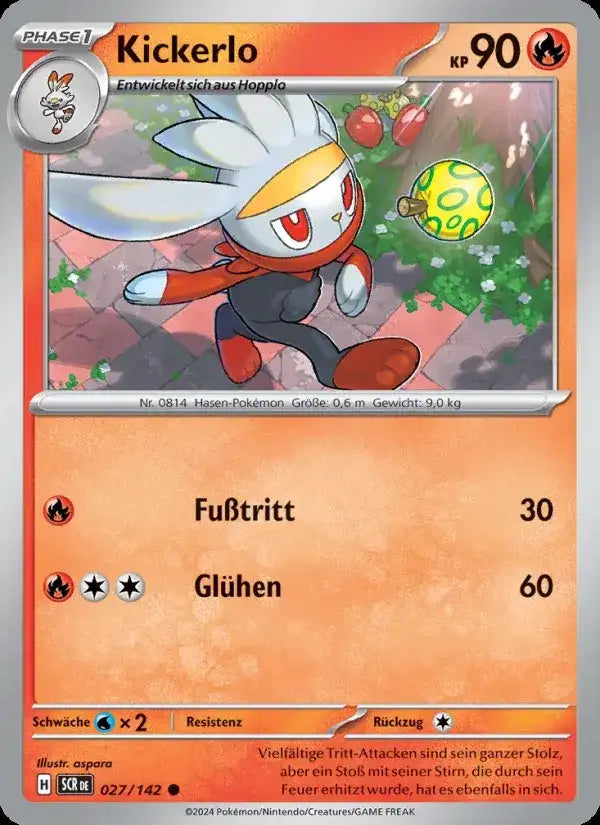 Kickerlo 027/142 – Pokémon Stellarkrone Karte