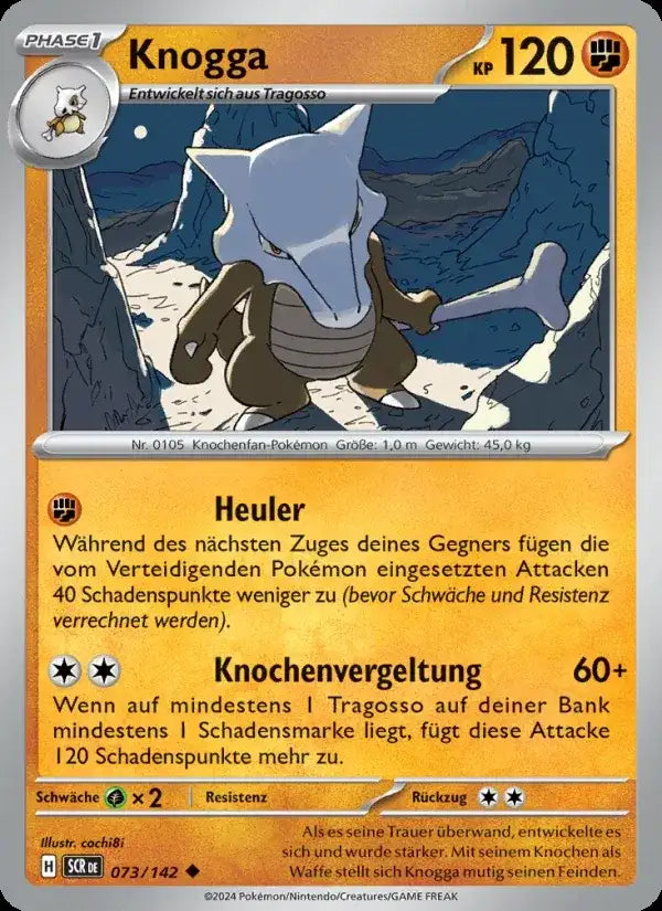 Knogga 073/142 – Pokémon Stellarkrone Karte
