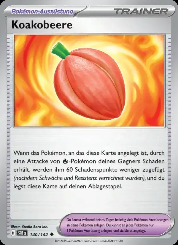 Koakobeere 140/142 – Pokémon Stellarkrone Karte