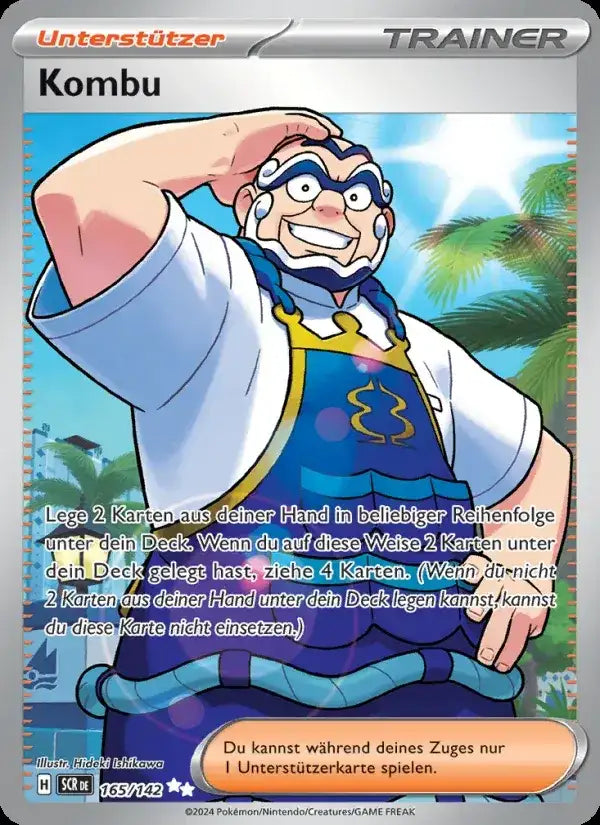 Kombu 165/142 – Pokémon Stellarkrone Karte