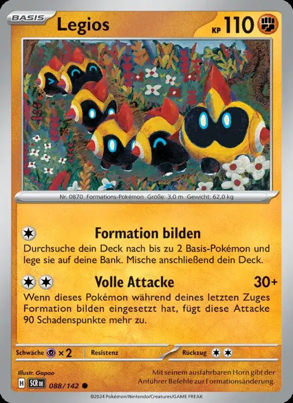 Legios 088/142 – Pokémon Stellarkrone Karte