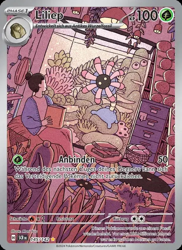 Liliep 145/142 – Pokémon Stellarkrone Karte