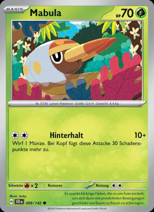 Mabula 009/142 – Pokémon Stellarkrone Karte