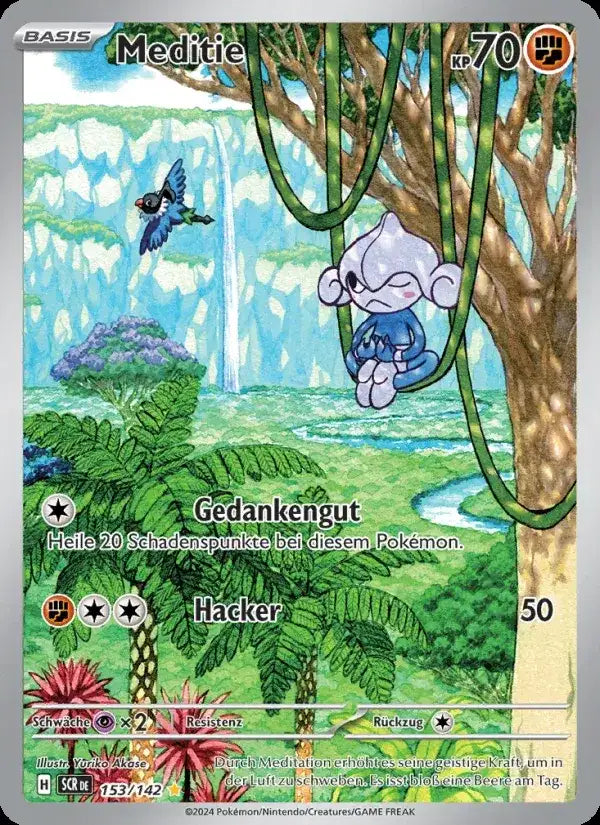 Meditie 153/142 – Pokémon Stellarkrone Karte