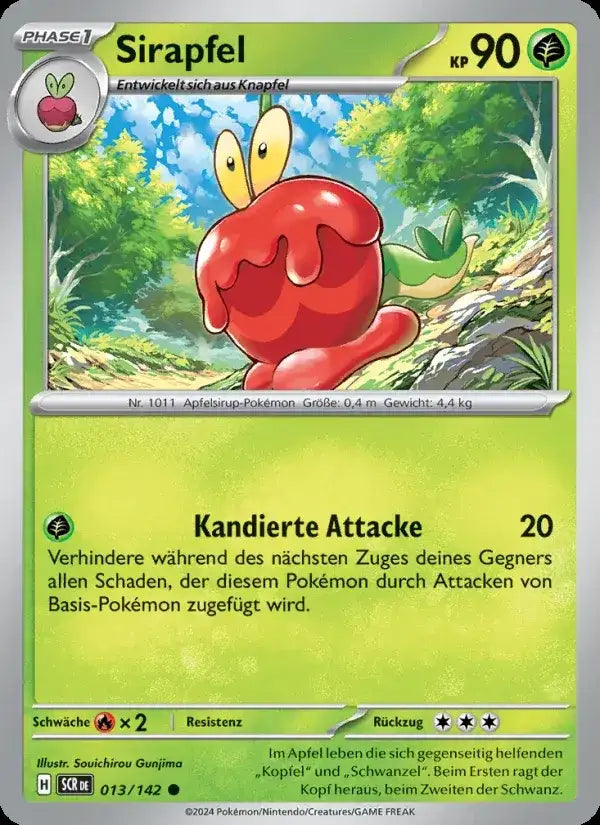 Sirapfel 013/142 – Pokémon Stellarkrone Karte
