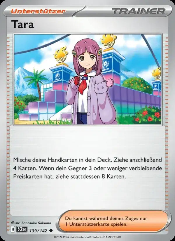 Tara 139/142 – Pokémon Stellarkrone Karte