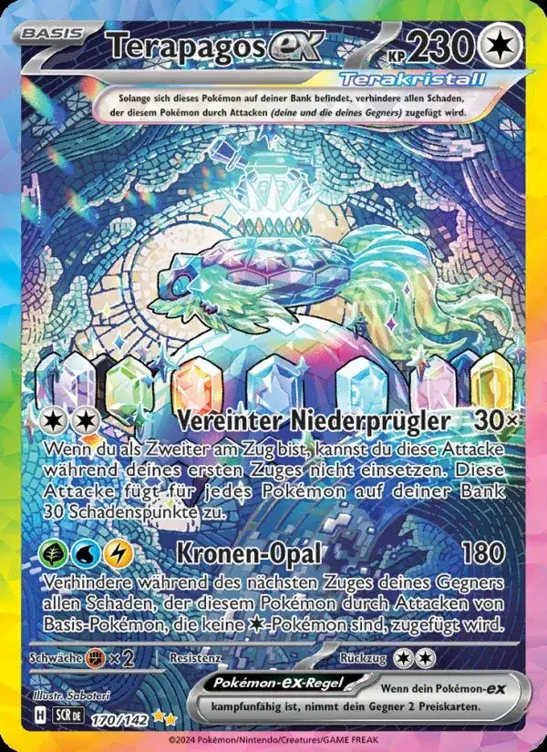 Terapagos ex 170/142 – Pokémon Stellarkrone Karte