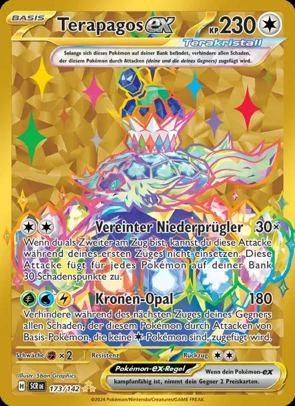 Terapagos ex 173/142 – Pokémon Stellarkrone Karte