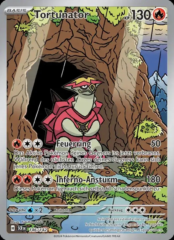 Tortunator 146/142 – Pokémon Stellarkrone Karte