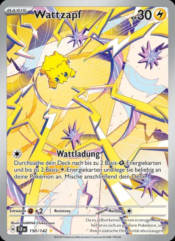Wattzapf 150/142 – Pokémon Stellarkrone Karte