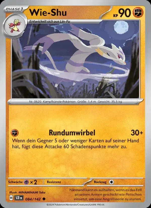 Wie shu 084/142 – Pokémon Stellarkrone Karte