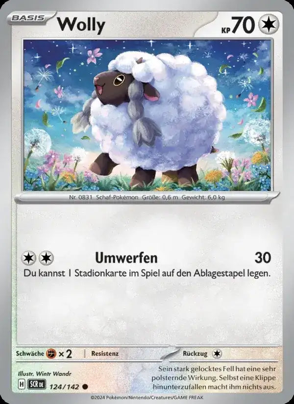 Wolly 124/142 – Pokémon Stellarkrone Karte