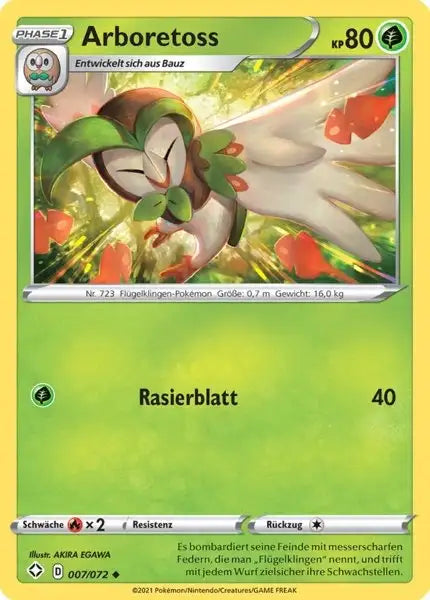arboretoss 007/072 – Pokémon Glänzendes Schicksal Karte