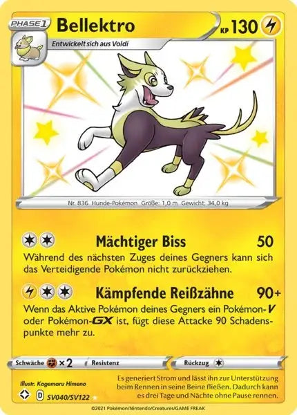 Bellektro SV040/SV122 – Pokémon Glänzendes Schicksal Karte