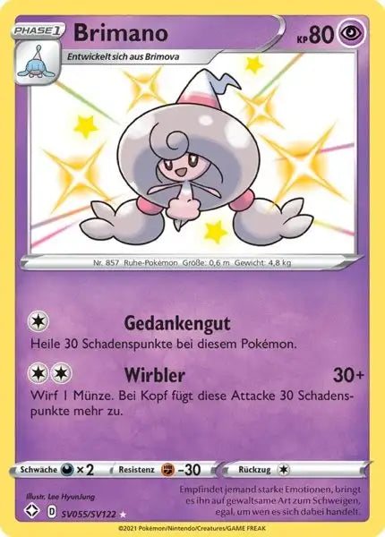 Brimano SV055/SV122 – Pokémon Glänzendes Schicksal Karte