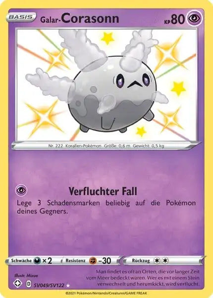 Galar Corasonn SV049/SV122 – Pokémon Glänzendes Schicksal Karte