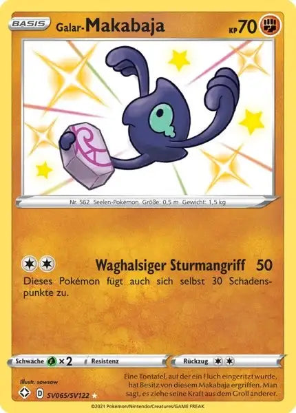 Galar Makabaja SV065/SV122 – Pokémon Glänzendes Schicksal Karte