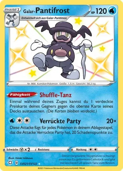 Galar Pantifrost SV021/SV122 – Pokémon Glänzendes Schicksal Karte