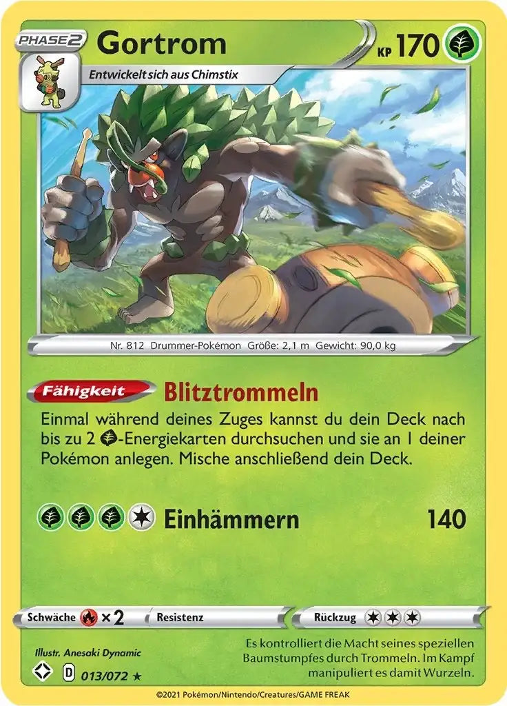 gortrom 013/072 – Pokémon Glänzendes Schicksal Karte