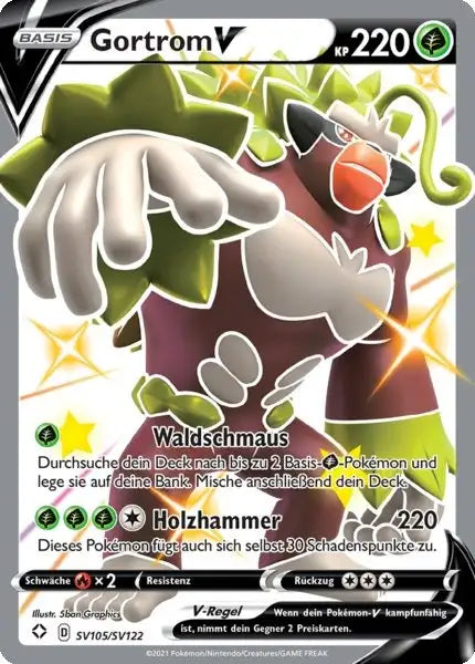 Gortrom V SV105/SV122 – Pokémon Glänzendes Schicksal Karte