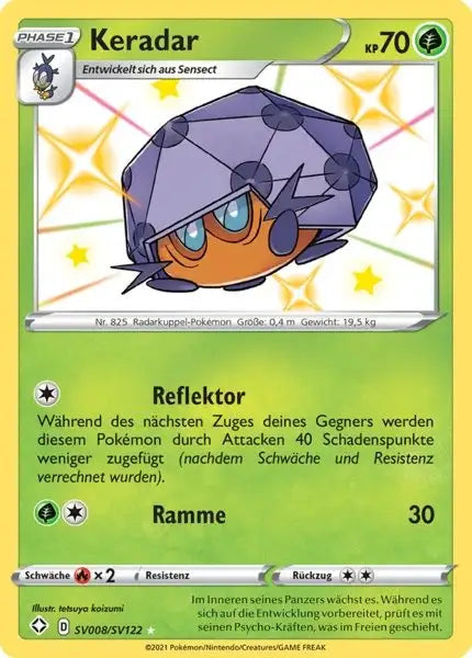 Keradar SV008/SV122 – Pokémon Glänzendes Schicksal Karte