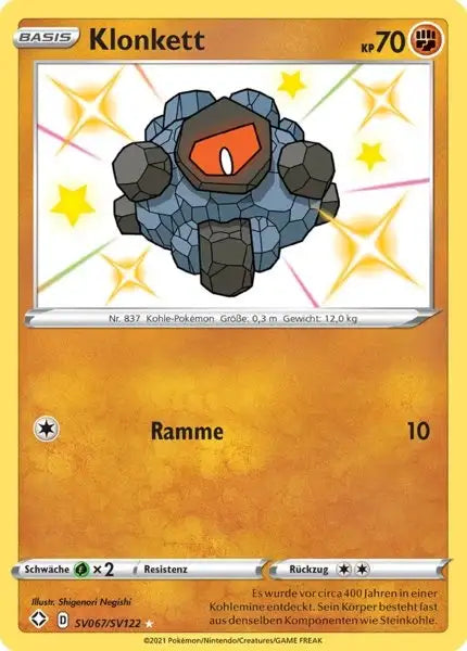 Klonkett SV067/SV122 – Pokémon Glänzendes Schicksal Karte