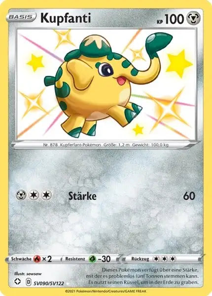 Kupfanti SV090/SV122 – Pokémon Glänzendes Schicksal Karte