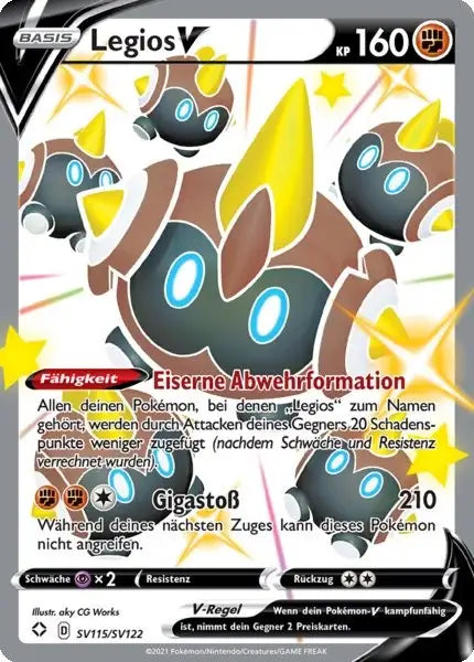 Legios V SV115/SV122 – Pokémon Glänzendes Schicksal Karte