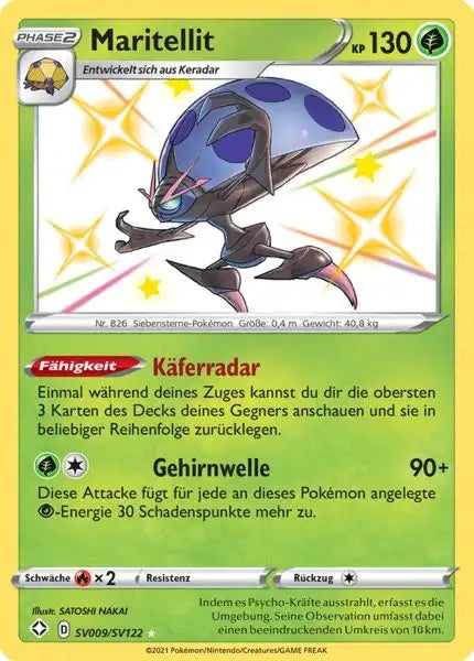 Maritellit SV009/SV122 – Pokémon Glänzendes Schicksal Karte