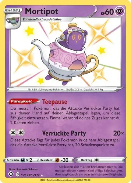 Mortipot SV053/SV122 – Pokémon Glänzendes Schicksal Karte