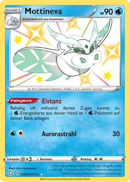 Mottineva SV034/SV122 – Pokémon Glänzendes Schicksal Karte