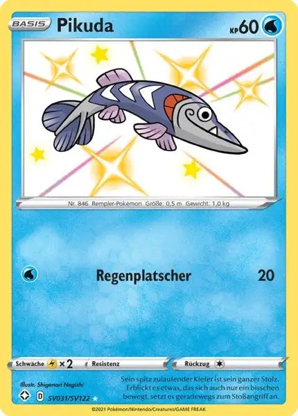 Pikuda SV031/SV122 – Pokémon Glänzendes Schicksal Karte