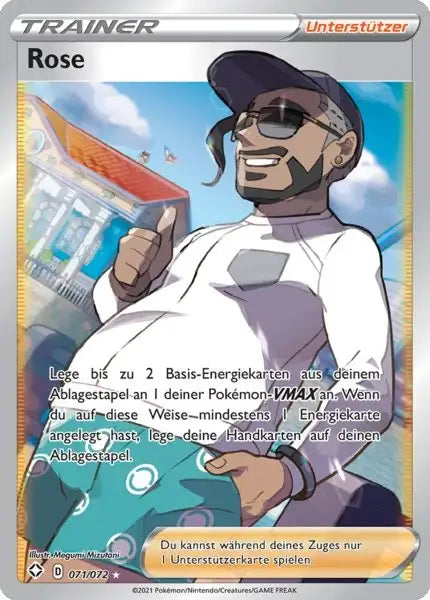 rose 071/072 – Pokémon Glänzendes Schicksal Karte
