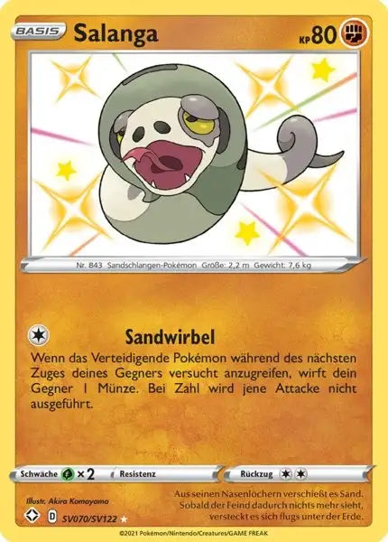 Salanga SV070/SV122 – Pokémon Glänzendes Schicksal Karte