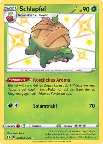 Schlapfel SV014/SV122 – Pokémon Glänzendes Schicksal Karte
