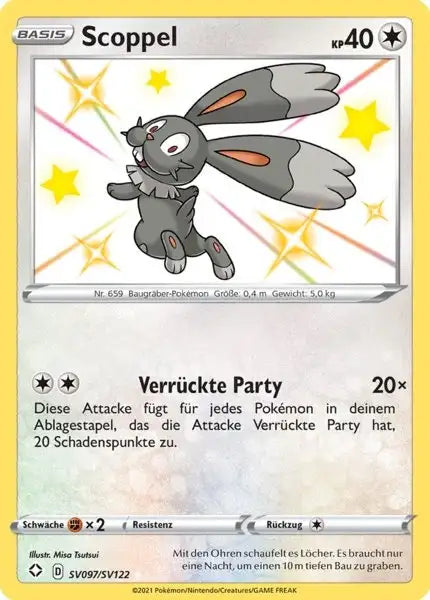 Scoppel SV097/SV122 – Pokémon Glänzendes Schicksal Karte