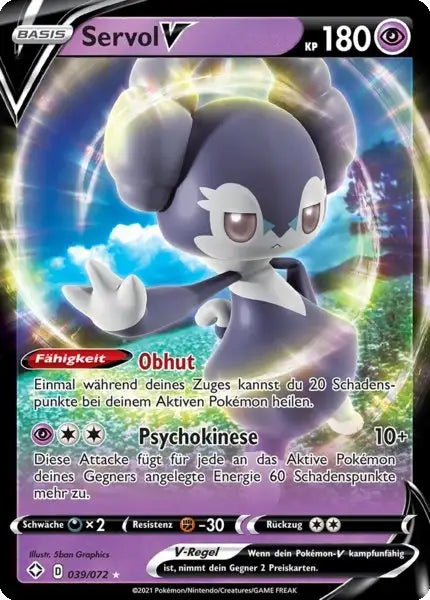 servol v 039/072 – Pokémon Glänzendes Schicksal Karte