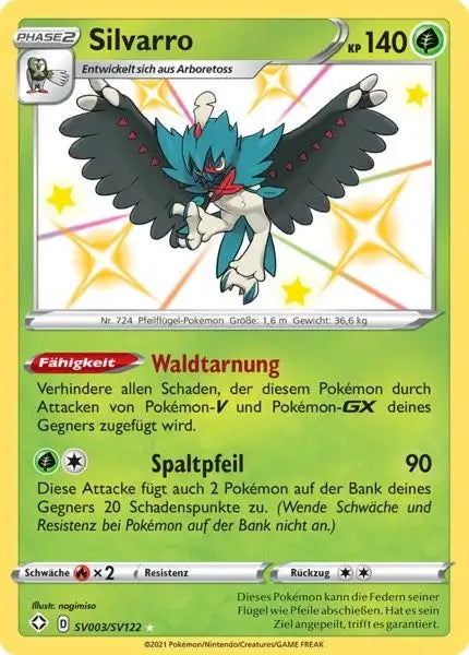 Silvarro SV003/SV122 – Pokémon Glänzendes Schicksal Karte