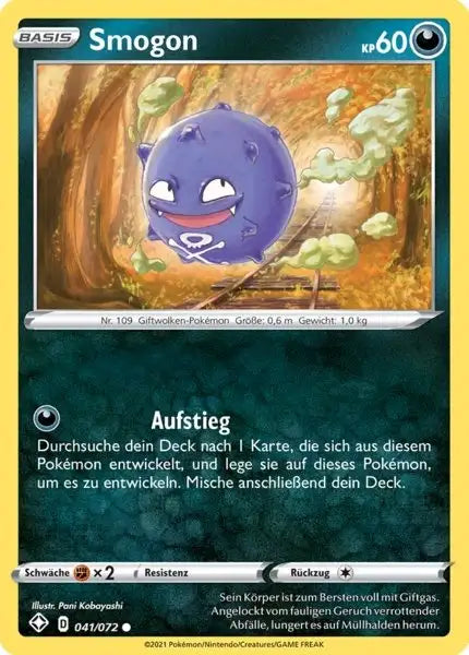 smogon 041/072 – Pokémon Glänzendes Schicksal Karte