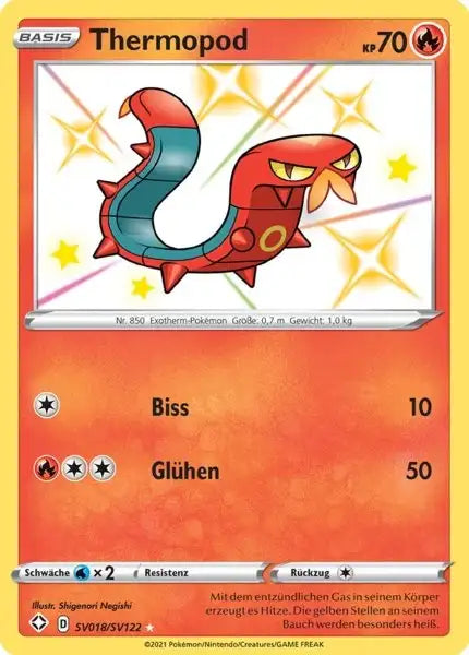 Thermopod SV018/SV122 – Pokémon Glänzendes Schicksal Karte