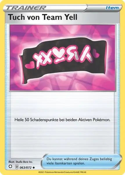 tuch 063/072 – Pokémon Glänzendes Schicksal Karte