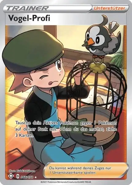 vogel profi 066/072 – Pokémon Glänzendes Schicksal Karte