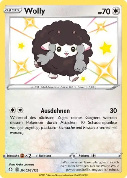 Wolly SV103/SV122 – Pokémon Glänzendes Schicksal Karte