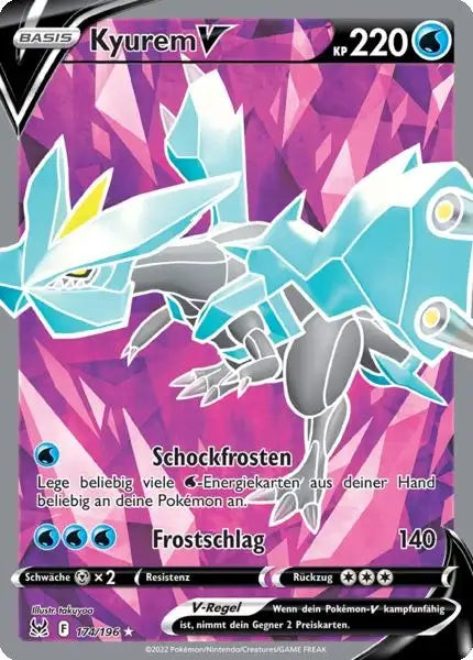 174px Kyurem V 174/195 – Pokémon Silberne Sturmwinde Karte