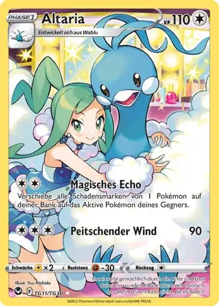 Altaria TG11 – Pokémon Silberne Sturmwinde Karte