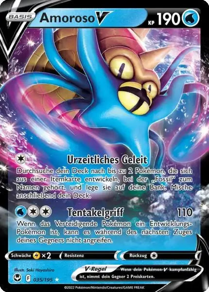 Amoroso 035/195 – Pokémon Silberne Sturmwinde Karte
