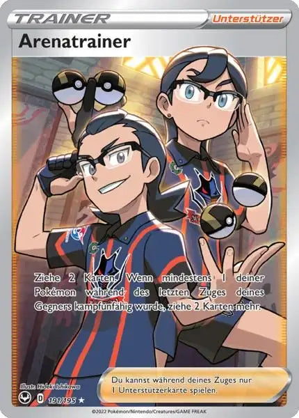 Arenatrainer 191/195 – Pokémon Silberne Sturmwinde Karte
