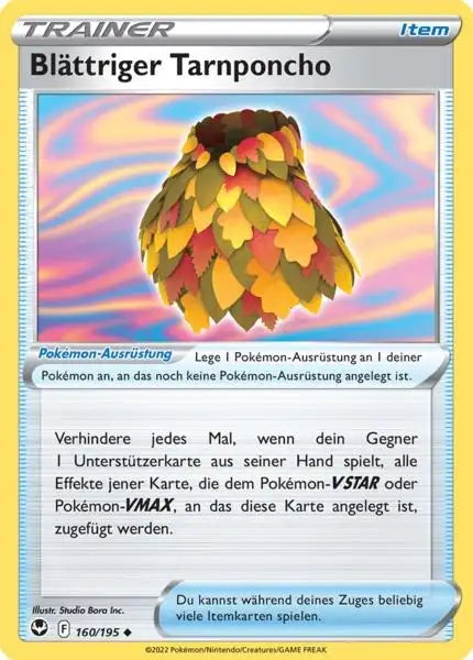 Blaettriger 160/195 – Pokémon Silberne Sturmwinde Karte