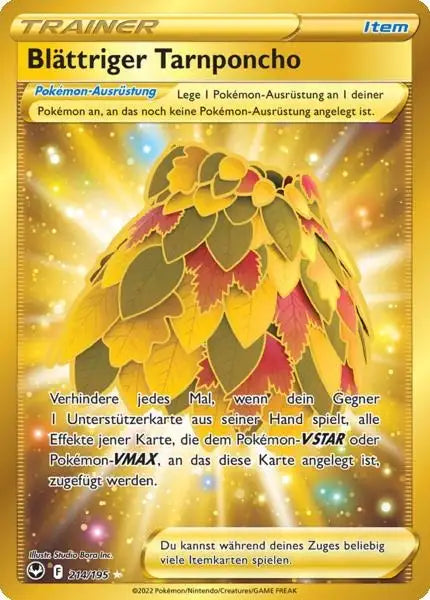 Blaettriger 214/195 – Pokémon Silberne Sturmwinde Karte