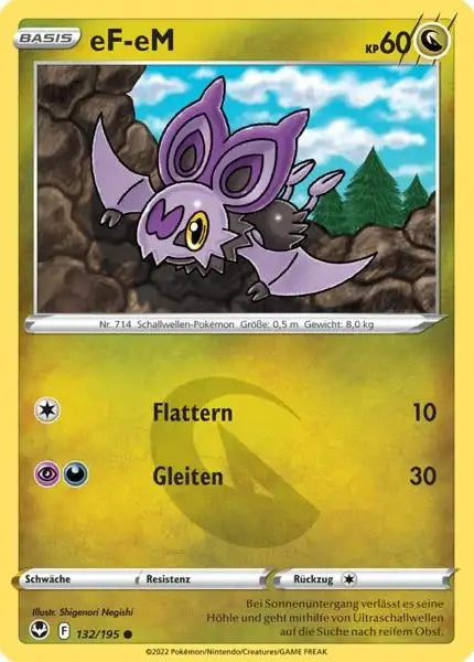 EF eM 132/195 – Pokémon Silberne Sturmwinde Karte